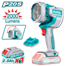 توتال تولز كشاف محمول بطاريه 20 فولت 2000 لومن + بطاريه و شاحن - TWLI20881
