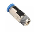 Male Connector Pneumatic Plastic control from outside JPCVC (meter out)
