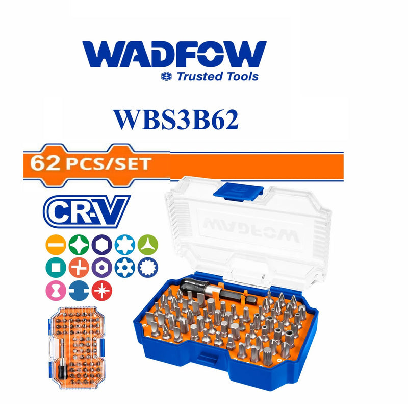 62 Pcs screwdriver bits set  WBS3B62