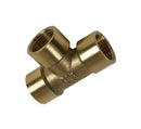 وصلة نحاس تي ثلاثية (3 داخلي) – لون ذهبي أو مطلي نيكل | موديل ET-FFF