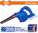 WADFOW Cordless blower 20v 2.0 Ah without Battery and Charger -WBLP552