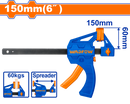 WADFOW  Quick bar clamps F ( 6")inch, 60 × 150 mm- WCP4306