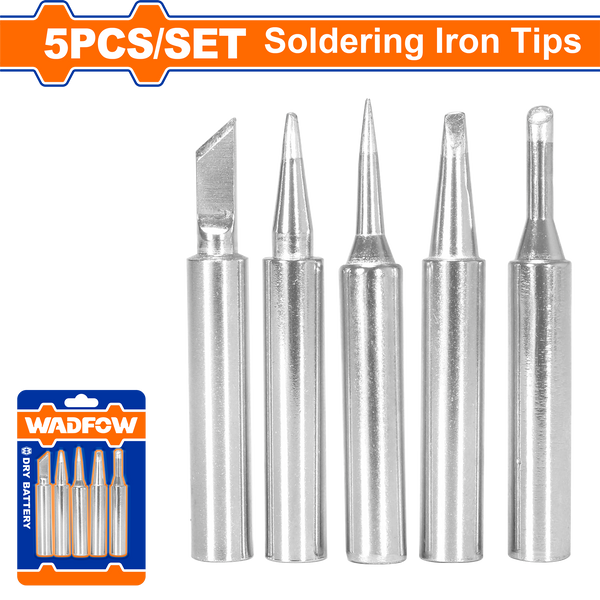 Wadfo 5 Pcs Soldering Iron Tip Set – Model WEL8943