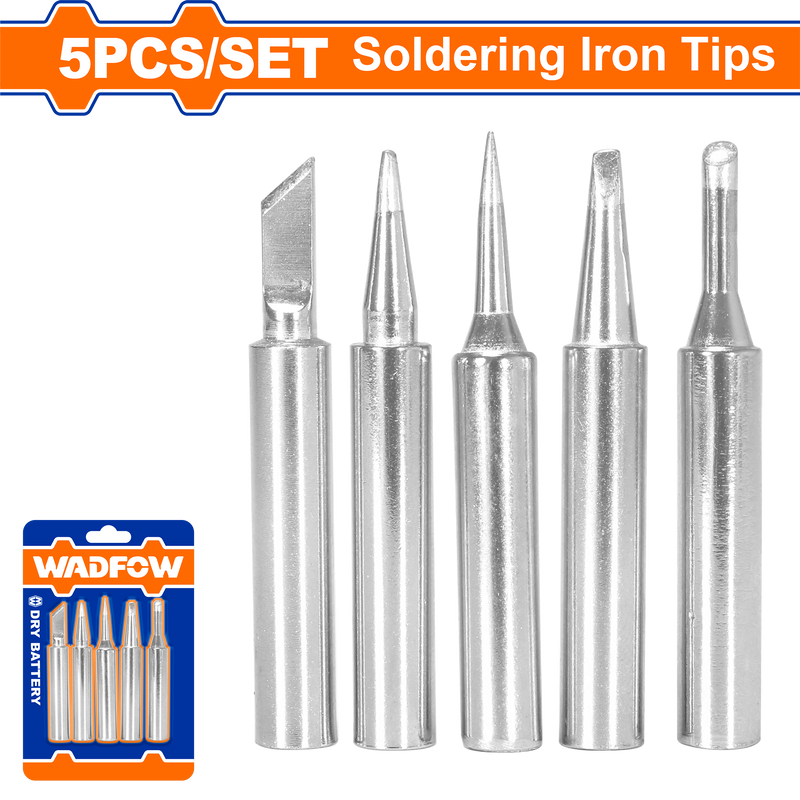 Wadfo 5 Pcs Soldering Iron Tip Set – Model WEL8943