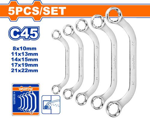 WADFOW 6 Pcs Short ratchet spanner set - WSP6406