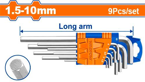 WADFOW Torx key 9 pieces - WHK1291