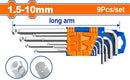 وادفو
طقم الانكيه مسدس بليه قصير 9قطع
 10-1.5مم
WHK2291-