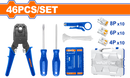 Wadfo 46 Pcs Modular plug crimper set with Tester –  WHS2B46