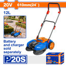 WADFOW Cordless sweeper 12 L ,610mm" 24" , 20v - WLSP1520