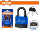 Wadfo  Weatherproof iron Rubber Padlock 55 mm –  WPD9455