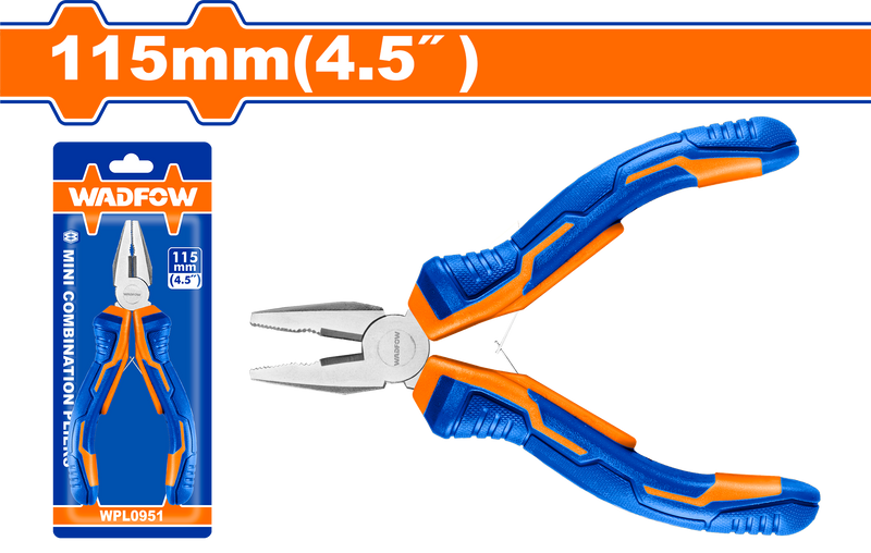 Wadfow Mini combination pliers 4.5 inches 115 ml-WPL0951