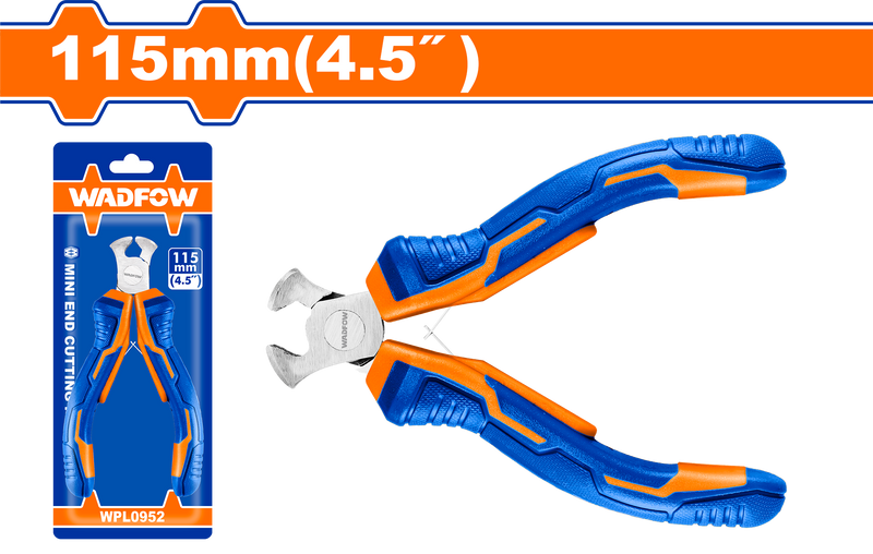 WadfowMini end cutting pliers 4.5 inches, 115 mm-WPL0952