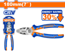 WADFOW High leverage combination pliers,7"inch180mm,Energy saving 30% than normal pliers - WPL1717