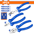 Wadfow
3 Pcs pliers set, 6 inches, 160 ml
-WPS0623