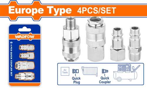 WADFOW 4 Pcs air coupler and plug set - WQP4670