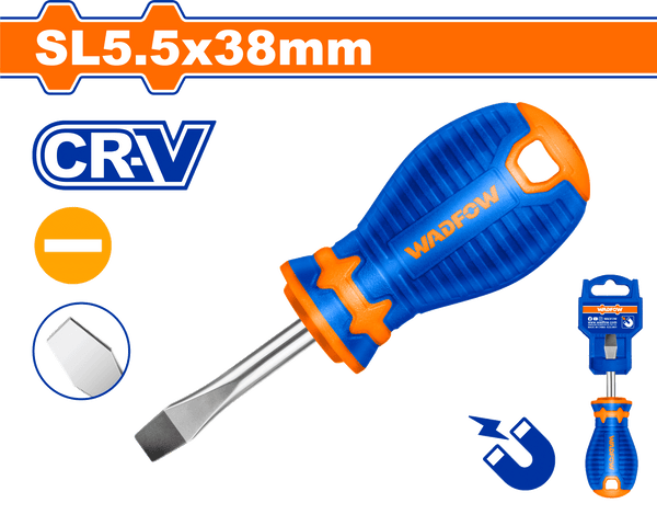 Wadfow
Slotted screwdriver
5.5mm*38mm
 -WSD1251