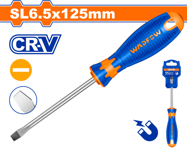 Wadfow
Slotted screwdriver
6.5mm*125mm
-WSD1265