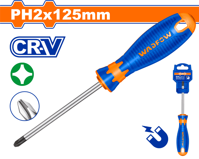 WADFOW Phillips screwdriver 125 mm - WSD2225