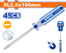Wadfow Slotted screwdriver 5.5mm*100mm-WSD5254