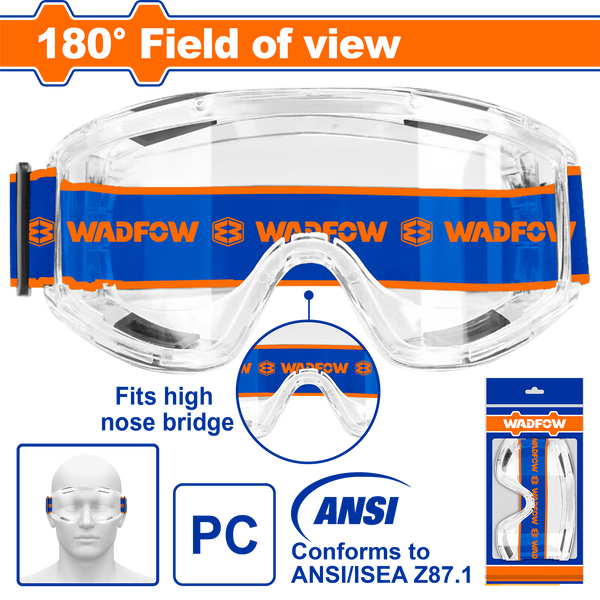 WADFOW Safety goggles , 180°