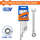 WADFOW 5 Pcs ratchet spanner set-WSP4205