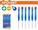 Wadfow 6Pcs precision screwdriver set-WSS2B06