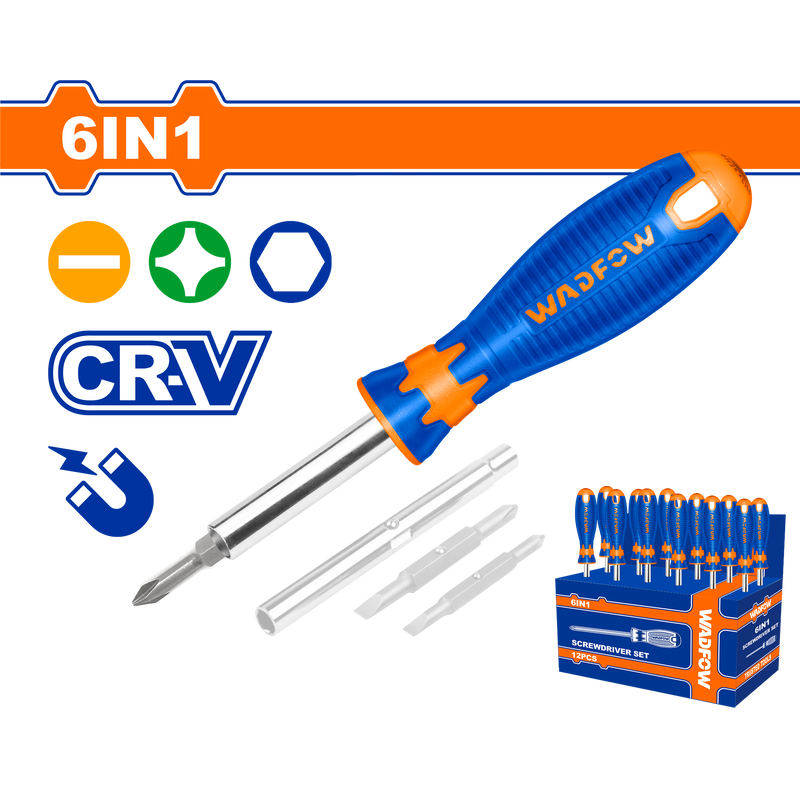 Wadfow screwdriver set 6 In 1 -WSS5506