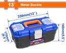 WADFOW 13" Plastic Tool Box with Metal Buckle – WTB3313