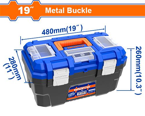 WADFOW Plastic tool box"19"inch - WTB3319