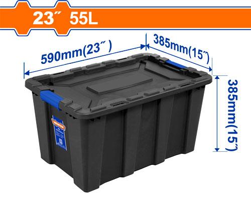 WADFOW Plastic tool box"23"inch/55 L - WTB3355