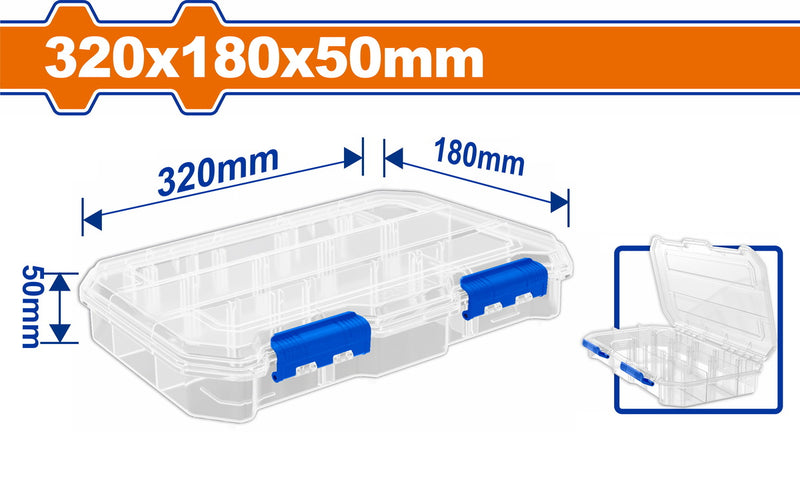 WADFOW Transparent organizer 320x180x50mm  - WTB8342