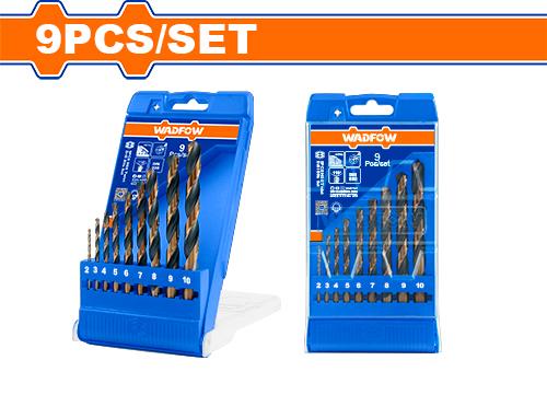 WADFOW 9 Pcs HSS twist drill bits set - WTD6B02