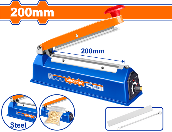 Wadfo 20 cm Impulse Sealer with 8 Speed Settings –  WXY1002