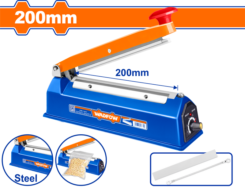 Wadfo 20 cm Impulse Sealer with 8 Speed Settings –  WXY1002