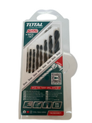 TOTAL TOOLS 8 Pcs HSS twist drill bits set - TACSD0801