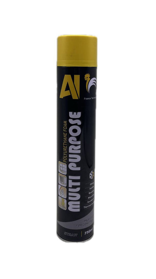 AI Multi-Purpose polyurethane foam 750 ml. - French Technology