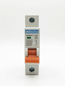 Hyundai Miniature circuit breaker. C curve. 1P. - Model.  HGD-1