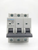 Hyundai Miniature circuit breaker. C curve. 3P. type HGD-3