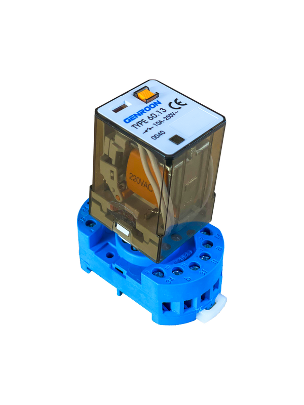 11-Pin Relay with Base Socket –  Control Relay-Model 6013