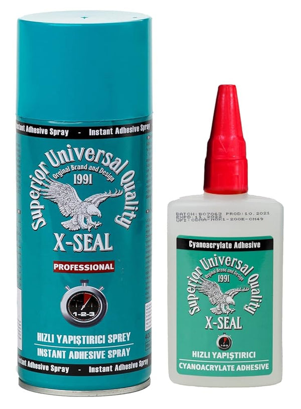 Fast Turkish Adhesive with Hardener – 400g-X-SEAL-400 ML