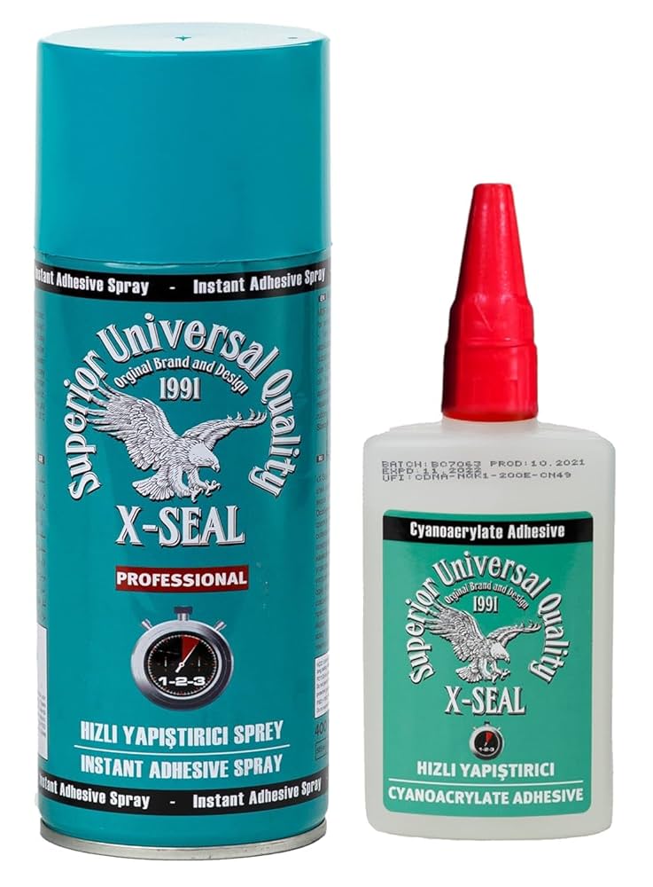 Fast Turkish Adhesive with Hardener – 400g-X-SEAL-400 ML