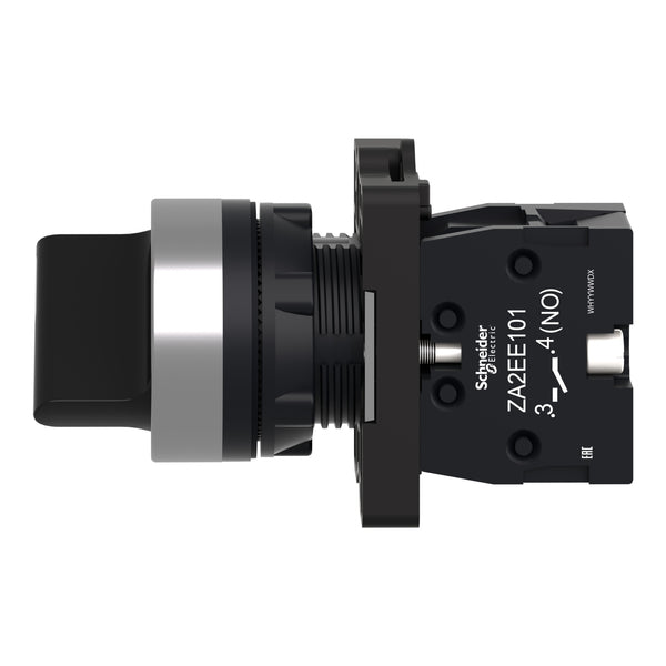 Schneider Selector Switch - Ø22 - standard handle - 2 positions - 1NO-XA2ED21