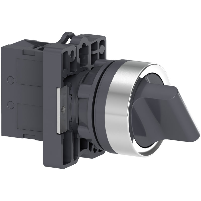 Schneider Selector Switch - Ø22 - standard handle - 2 positions - 1NO-XA2ED21