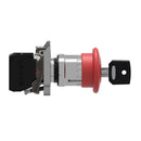 شنايدر مفتاح ايقاف طوارئ ، معدن، راس احمر قطر 40 مم ، قطر تركيب 22 مم ، نقطة واحدة NC – موديل XB4BS9442