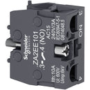 Schneider Single Contact Block for 22mm Head, 1 Normally Open (NO) Contact - ZA2EE101