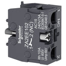 Schneider Single Contact Block for 22mm Head, 1 Normally Closed (NC) Contact - ZA2EE102