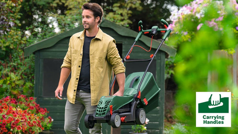 ماكينة قص نجيلة كهربائية 1300 وات ، 1.8 حصان ، 34 سم من بوش – موديل 06008A6401