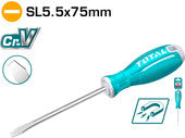 TOTAL TOOLS Slotted screwdriver5.5x75m super select-TSDRSSL5075