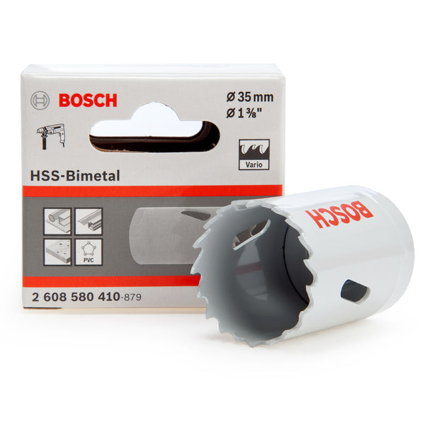 Bosch BI-METAL HOLE SAW FOR ROTARY DRILLS/DRIVERS, FOR IMPACT DRILL/DRIVERS 35 MM  2608580410