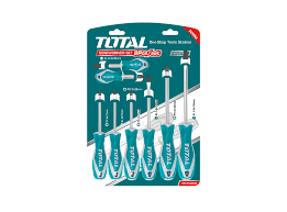 TOTAL TOOLS
 8Pcs screwdriver set with plastic handle - THTDC250801